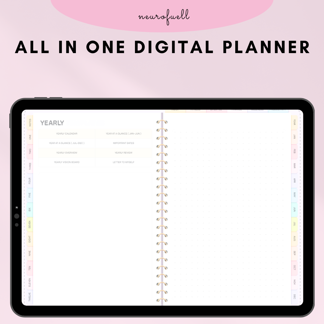 NeuroFuell ® Digital Planner
