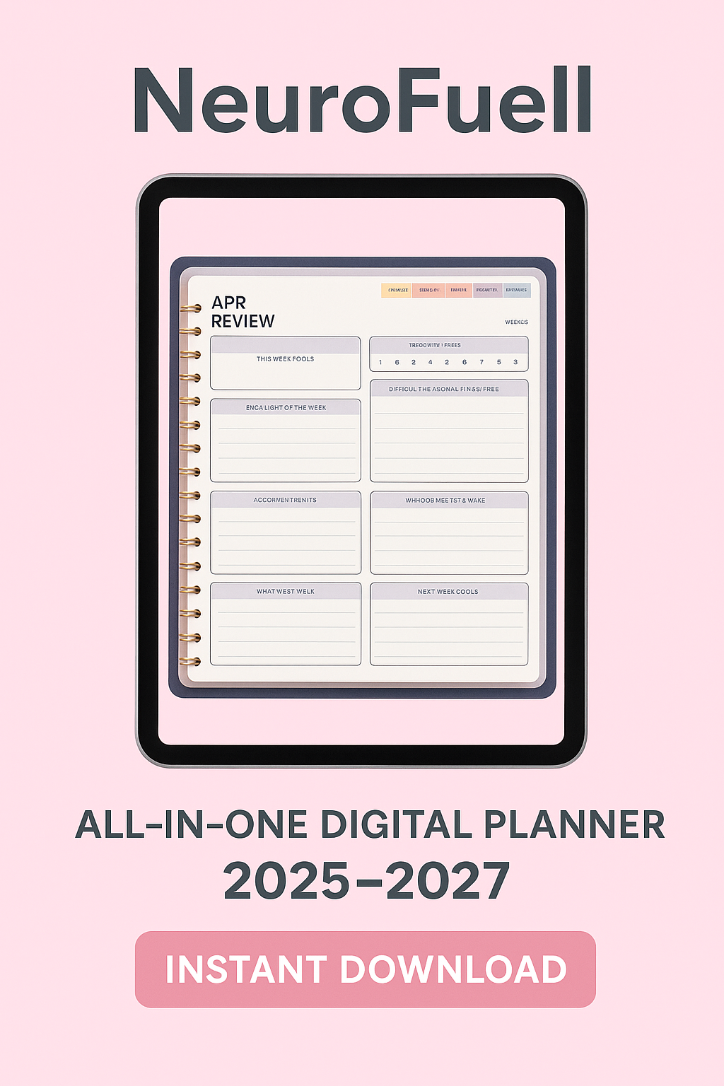 NeuroFuell ® Digital Planner