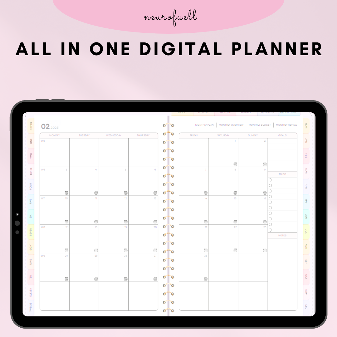 NeuroFuell ® Digital Planner