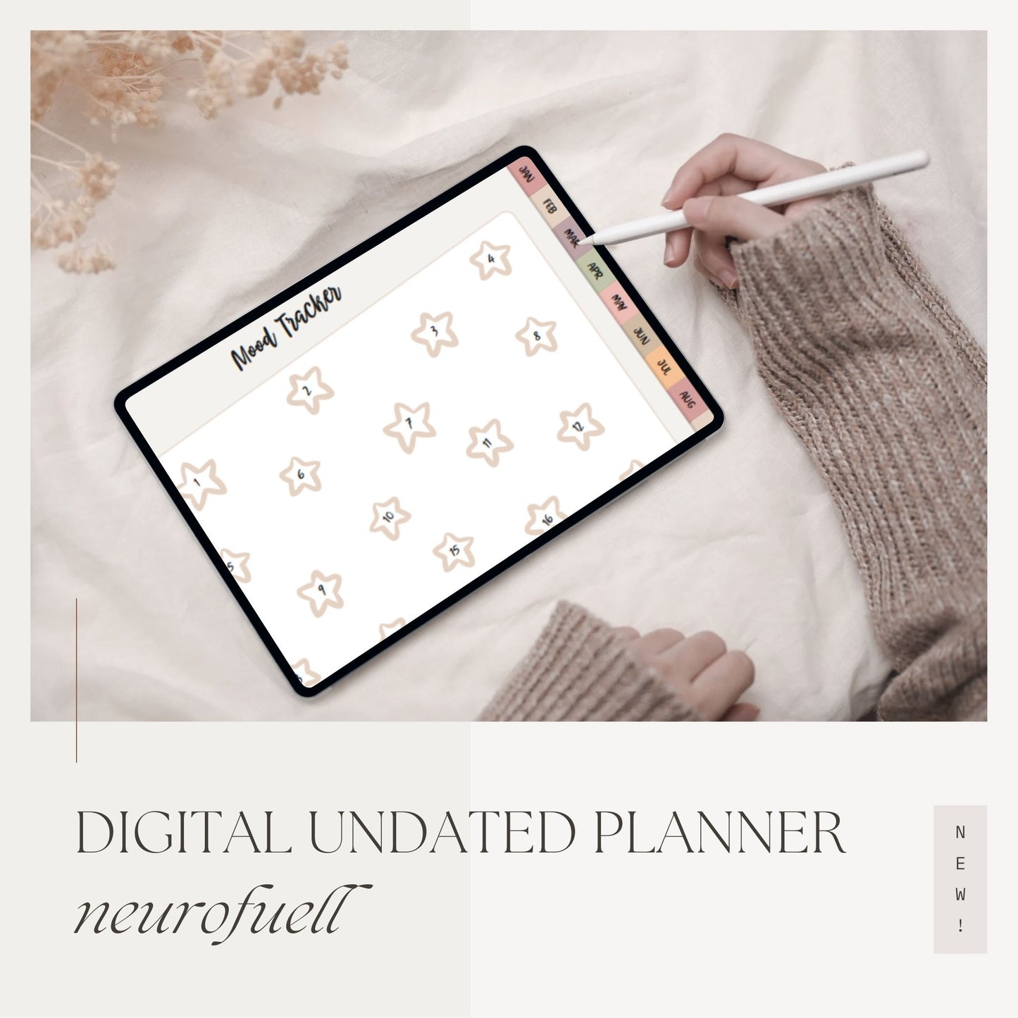 Digital Undated Planner – Organize Your Life & Boost Productivity