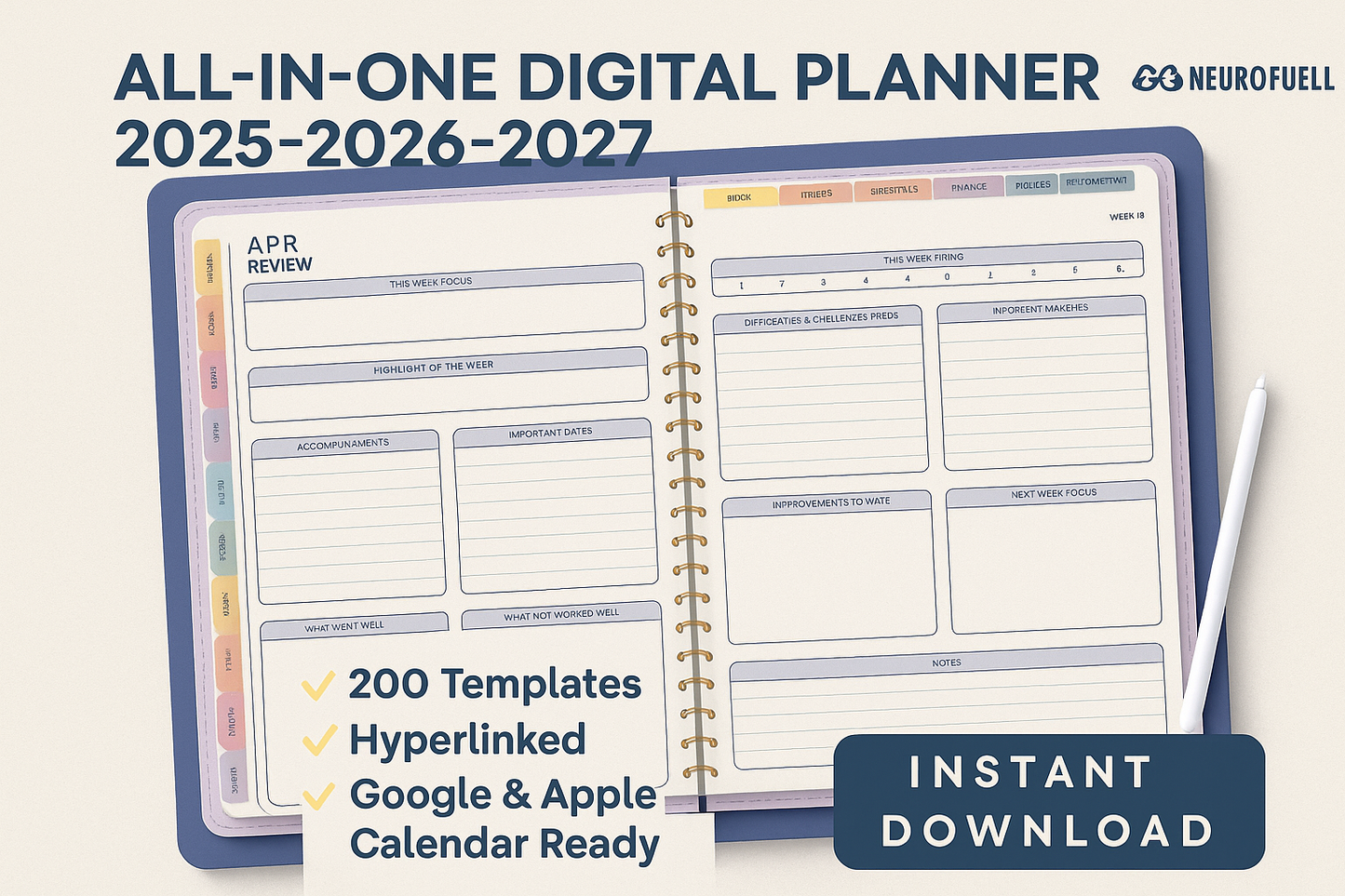 NeuroFuell ® Digital Planner
